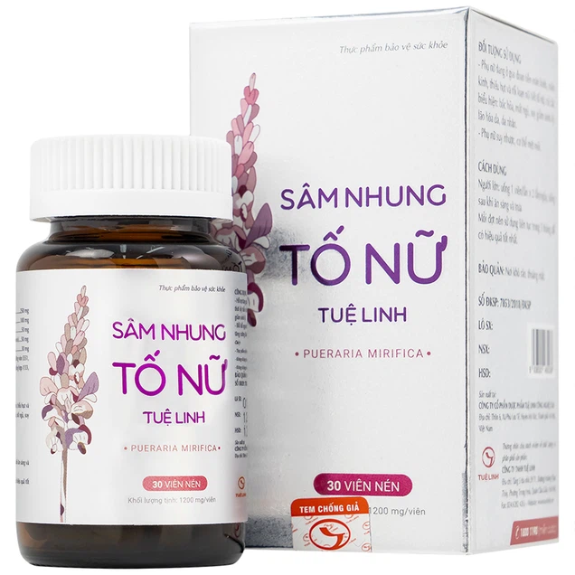 Sâm Nhung Tố Nữ Tuệ Linh tăng cường nội tiết tố nữ 30 viên