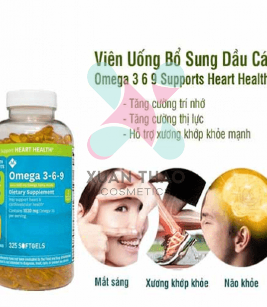 Viên Uống Bổ Sung Dầu Cá Omega 3 6 9 Supports Heart Health