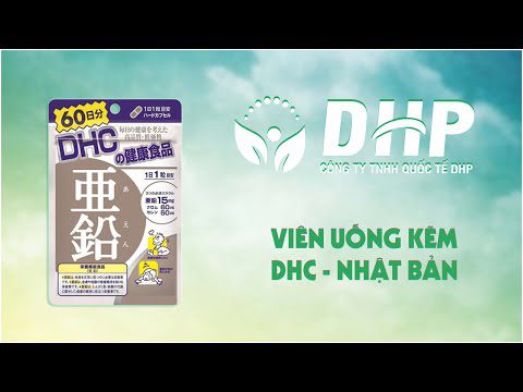 REVIEW viên uống bổ sung kẽm DHC của NHẬT BẢN - YouTube