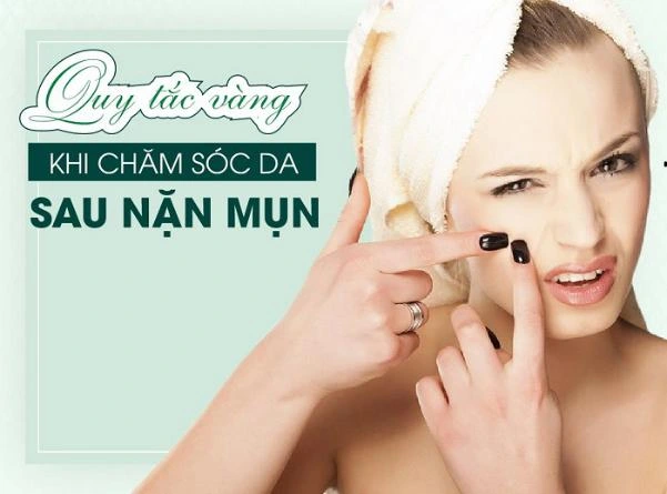 Skincare sau khi nặn mụn như thế nào đúng chuẩn ngăn ngừa sẹo?