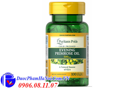 Puritan's Pride Evening Primrose Oil 500mG Chính Hãng Của Mỹ