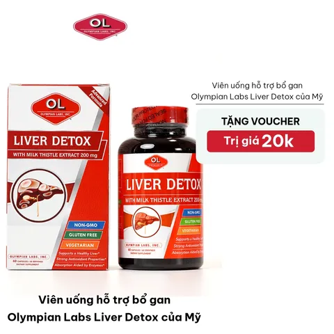 Viên uống hỗ trợ bổ gan Olympian Labs Liver Detox của Mỹ | Chiaki.vn