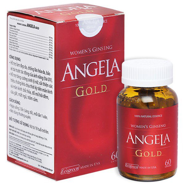 Ecogreen Woman's Ginseng Angela Gold tăng cường sinh lý nữ hộp 60 ...