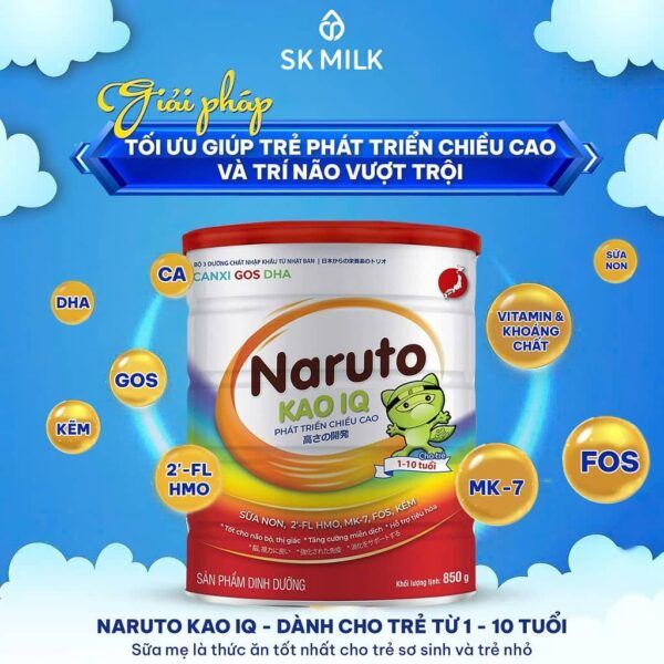 Sản phẩm dinh dưỡng Naruto Kao IQ