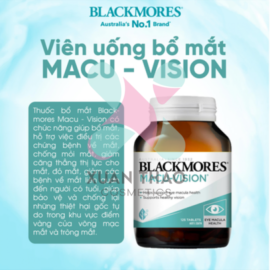 Thực phẩm chức năng Viên Uống Bổ Mắt Blackmores Macu - Vision 125 ...