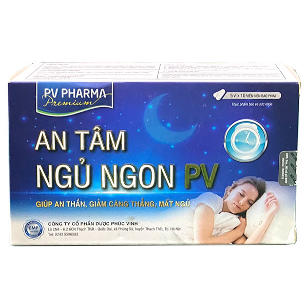 An Tâm Ngủ Ngon PV, hỗ trợ giảm căng thẳng, suy nhược thần kinh!