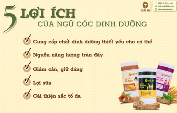 5 Lợi ích của ngũ cốc dinh dưỡng. Mua ngũ cốc ở đâu – Ngũ cốc Mộc An