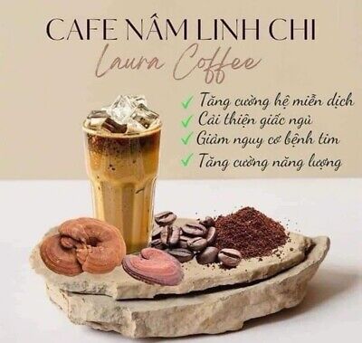 1 Hộp Laura Coffee Nhat Kim Anh-Nấm Linh Chi - Hộp 10 packs | eBay