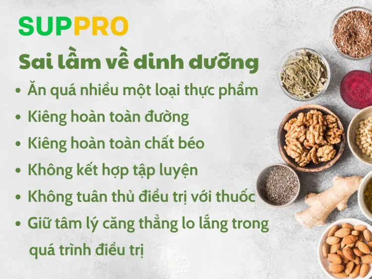 Chế độ dinh dưỡng cho người tiểu đường, nên ăn gì, kiêng gì