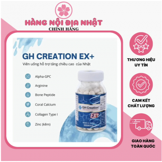 Viên uống tăng chiều cao GH Creation EX Nhật Bản