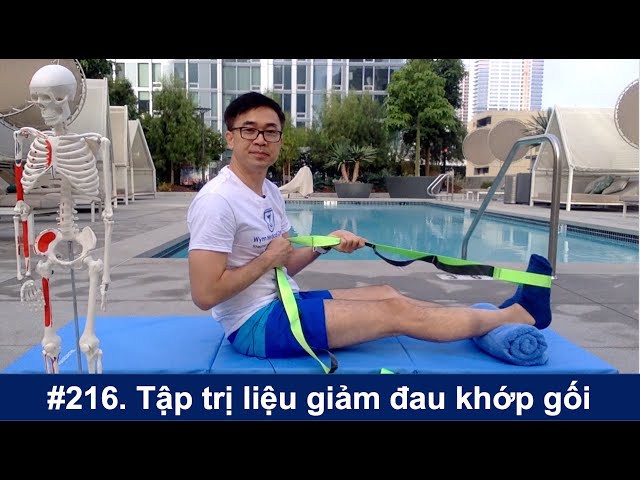 #216. BS Wynn hướng dẫn tập trị liệu giảm đau khớp gối - YouTube