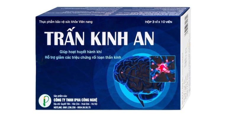 Viên uống Trấn Kinh An IPHA giúp hoạt huyết hành khí (30 viên)