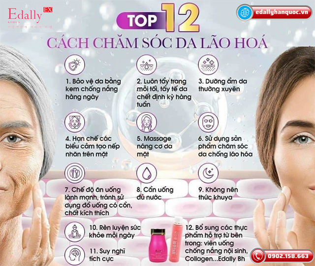 Top 12 Cách Chống Lão Hóa Da Tại Nhà Giúp Phục Hồi Làn Da Bị Lão Hóa