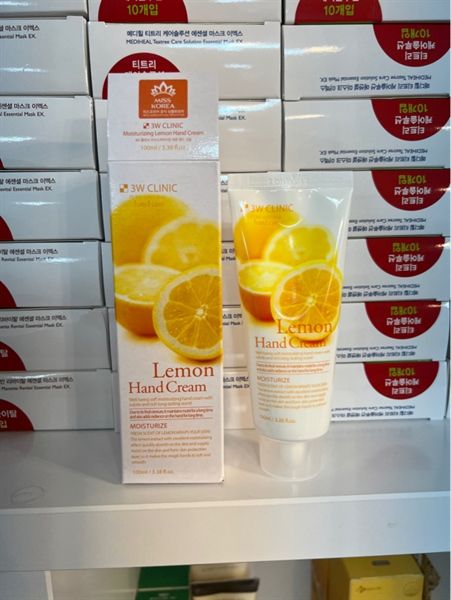 Kem dưỡng da tay lemon 3w clinic Đậu Taiwan cosmetics