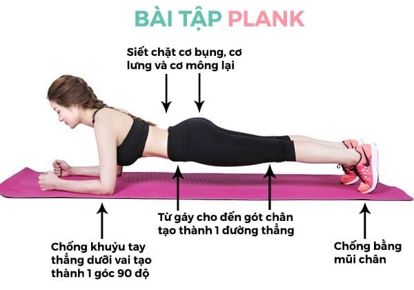 Lịch 6 bài tập giúp giảm mỡ bụng trong vòng 1 tuần