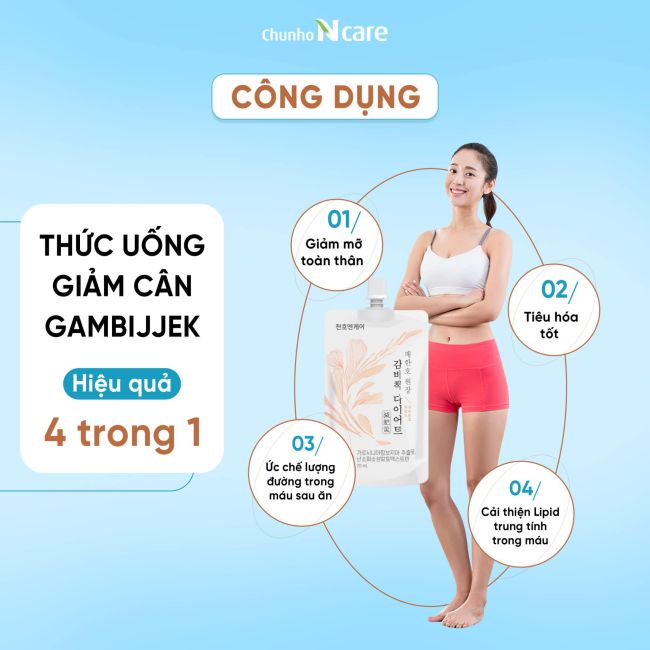 THỨC UỐNG GIẢM CÂN TIÊU MỠ GAMBIJJEK