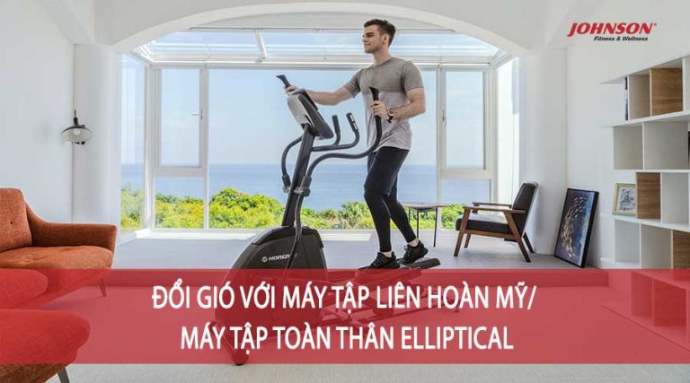 Đổi gió với máy tập liên hoàn Mỹ/ máy tập toàn thân elliptical ...