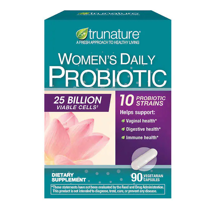 Men vi sinh cho phụ nữ Trunature Women's Daily Probiotic 90 Capsules