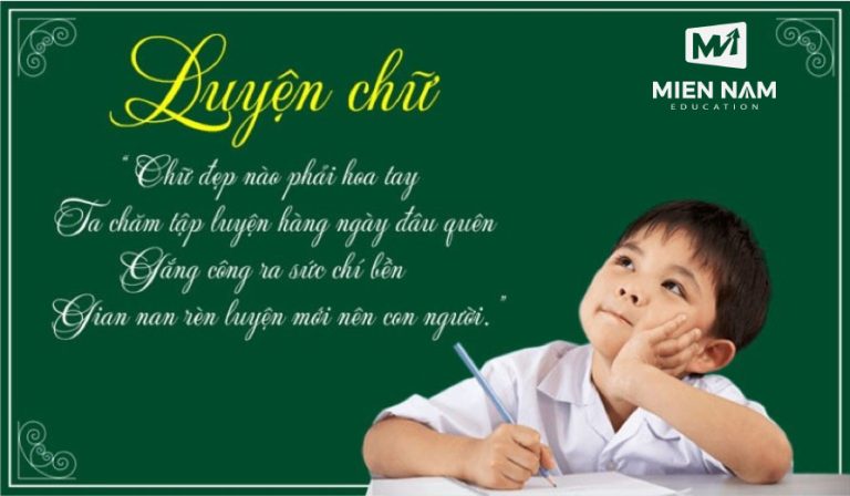 Một số nguyên tắc cần lưu ý khi Luyện viết chữ đẹp cho trẻ em