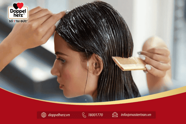 Cách dưỡng tóc tại nhà suôn mượt chuẩn salon - Doppelherz