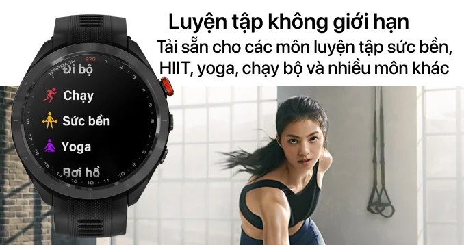 Đồng hồ Garmin Approach S70 chính hãng | Giá tốt 12/2024