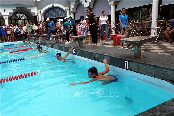 Lễ phát động toàn dân tập luyện môn bơi và Giải Bơi phòng, chống ...